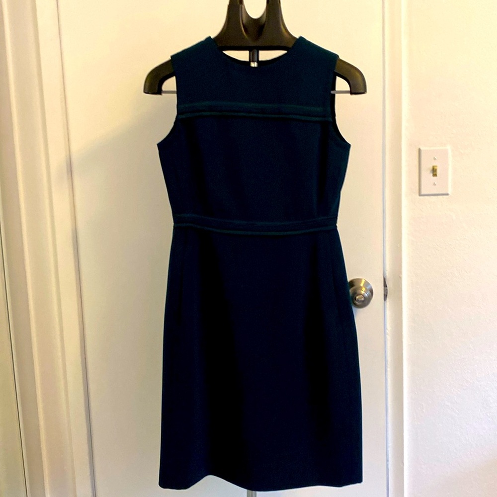 Donna Karan forest green dress